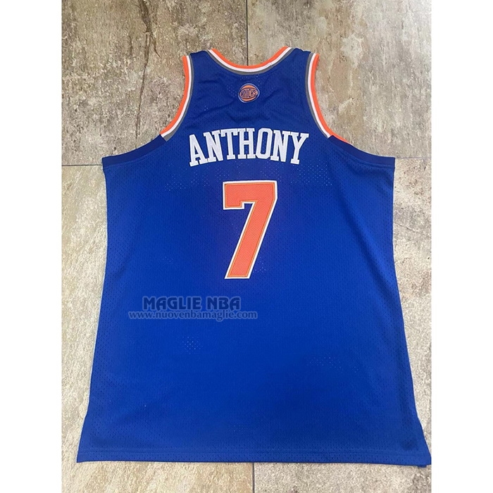 Maglia
 Carmelo Anthony NO 7 New York Knicks Mitchell & Ness 2012-13 Blu
